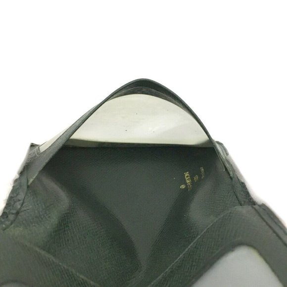 377068E V Louis Vuitton Wallet Taiga Porte Cartes Vertical Leather Pass Card Cas - Picture 7 of 9